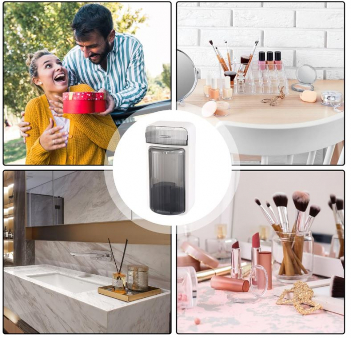 Organizator rotativ pentru machiaj Axfbim, 27 x 13 x 11 cm [7]