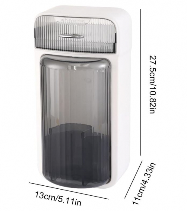 Organizator rotativ pentru machiaj Axfbim, 27 x 13 x 11 cm [4]