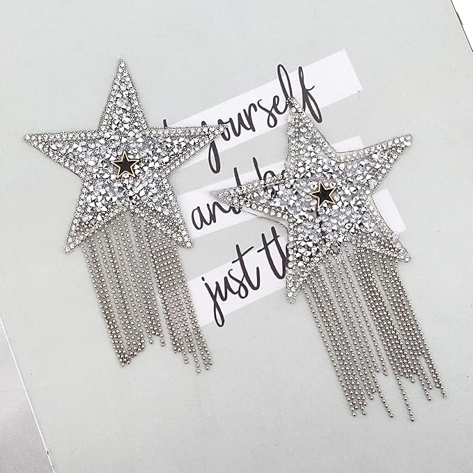 Ornamente autoadezive pentru sfarcuri, Naimo, cu strasuri argintii [2]