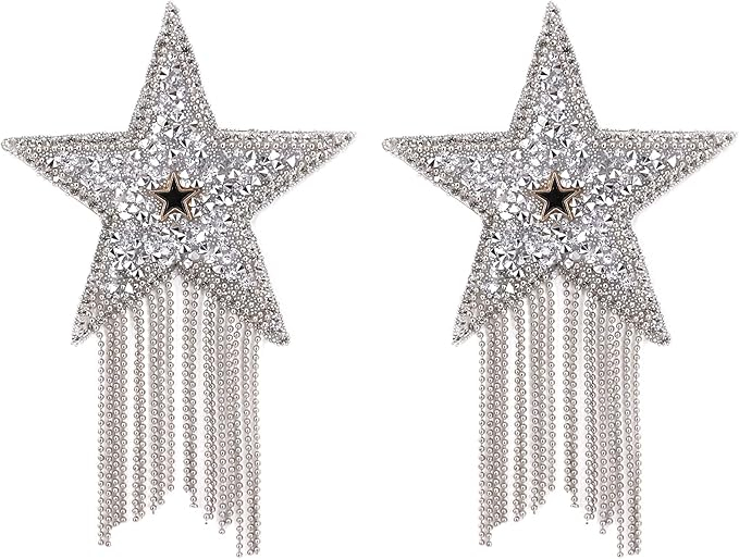 Ornamente autoadezive pentru sfarcuri, Naimo, cu strasuri argintii [1]