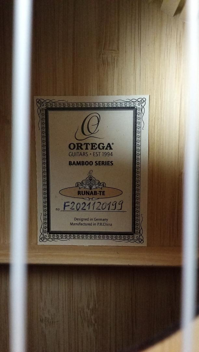 Ortega Guitars Ukulele tenor electro-acustic, RUNAB-TE [3]