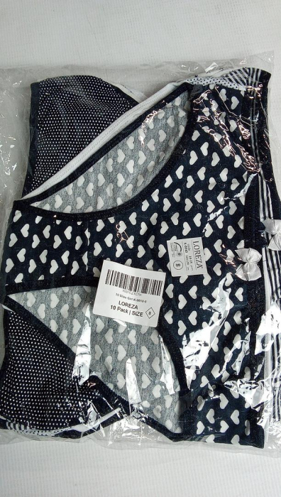 Pachet 10 Chiloti pentru dama LOREZA din bumbac, Marimea 8, 164-170 cm [2]