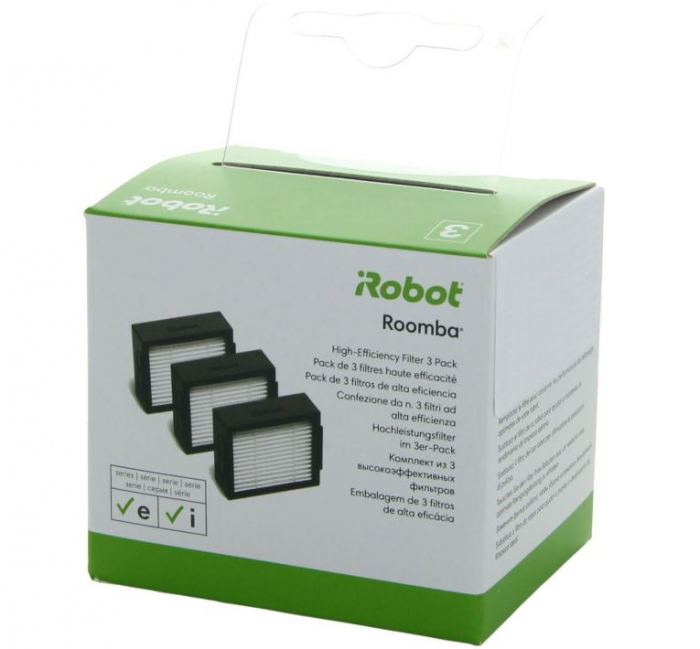 Set 3 filtre pentru aspirator IROBOT ROOMBA 4624876, pentru seriile E si I [2]