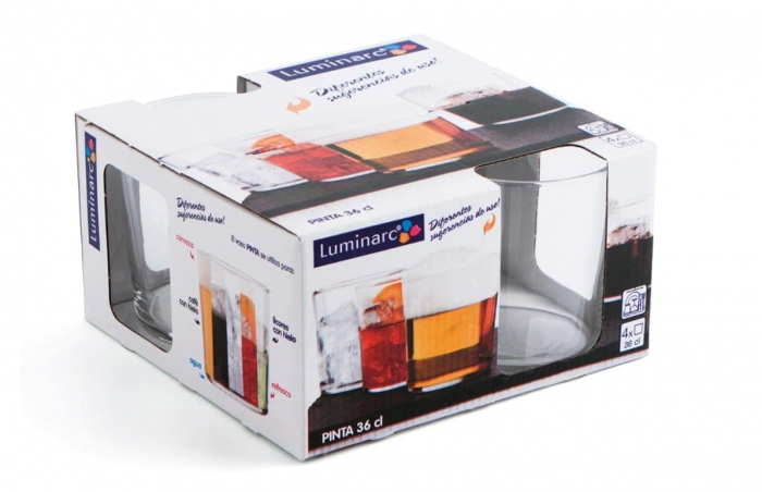 Pahar Luminarc Pint, 36 cl, Set de 3 [3]