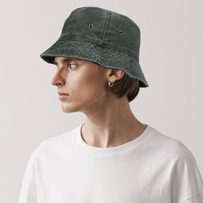 Palarie de pescar vintage YAMEIZE, protectie UV400 [4]