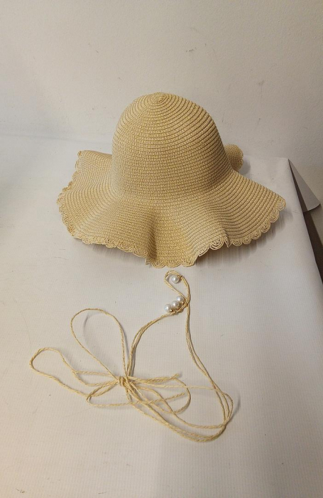 Pălărie de soare din paie pentru femei MoonSing, pliabilă, protecție UV [2]