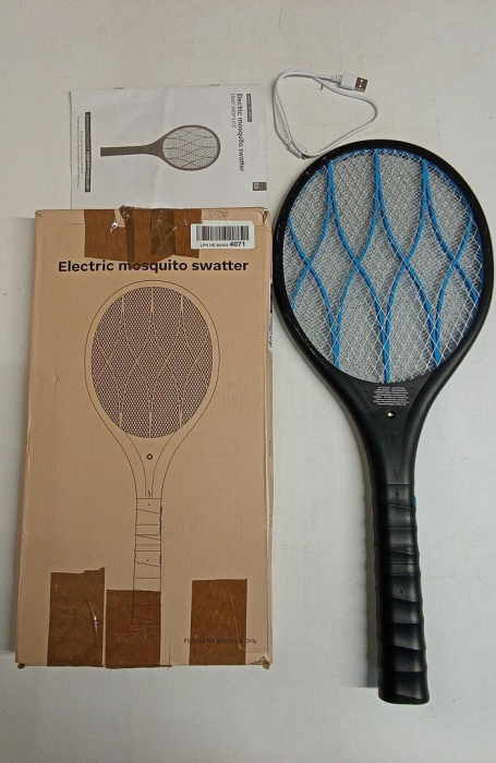 Paleta electrica pentru insecte CONOPU, 4000V, reincarcabila, cu lanterna [2]