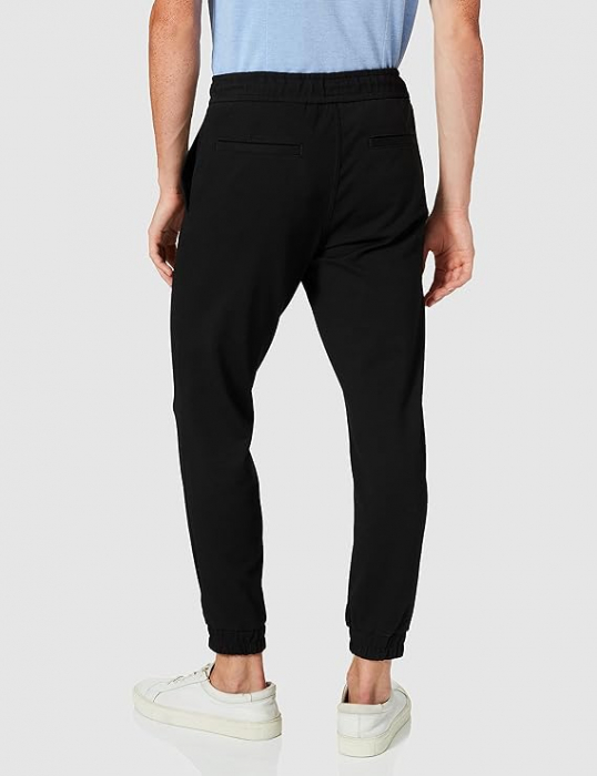 Pantaloni casual pentru bărbați BOSS Taber-DS C Slim fit, negru, 50 [4]