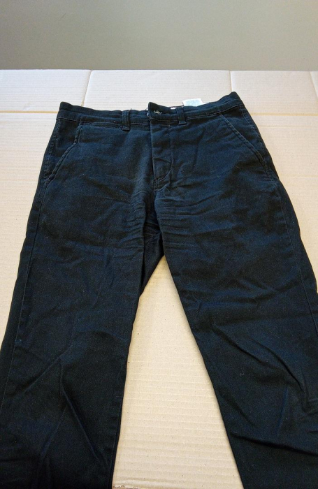 Pantaloni chino Jack & Jones Jjimarco Jjdave pentru bărbați, negru, 28W/32L [2]