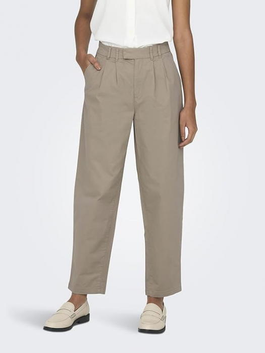 Pantaloni de damă ONLY Onlevelyn HW Loose Pleat Chino Pnt Noos, XS/30 [3]