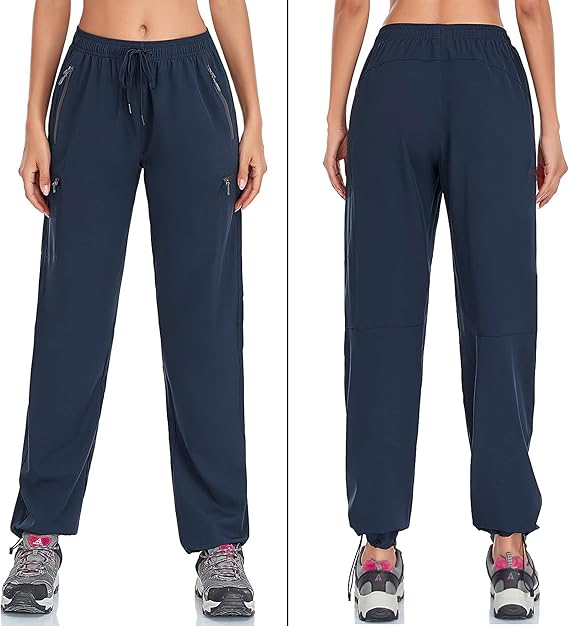 Pantaloni de drumeție pentru femei BAYGE, albastru, M [4]