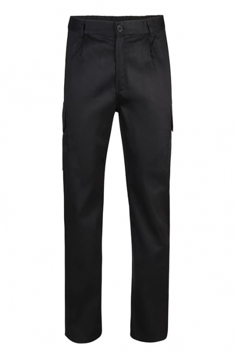 Pantaloni de lucru VELILLA 345, cu buzunare multiple, unisex, negru, marime 42 [1]