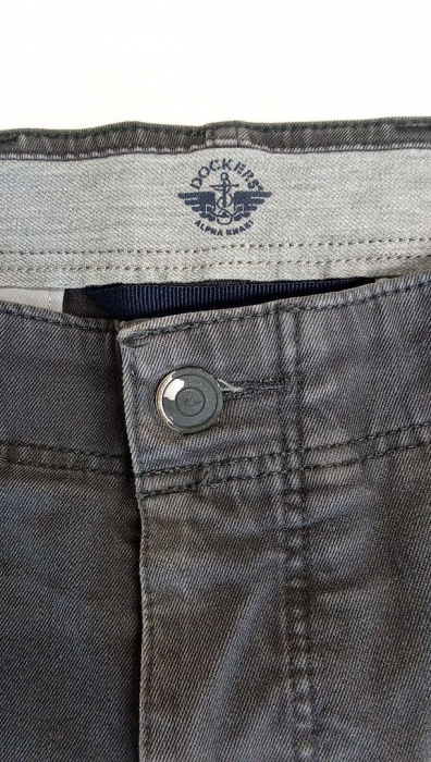 Pantaloni Dockers SMART 360 FLEX CHINO TAPERED, Negru, Marimea 31W/30L - S (Talie 78-81 cm) [3]