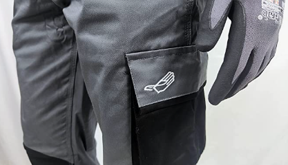 Pantaloni elastici de lucru Gahibre, cu genunchiere, reflectorizanti, Marimea M [4]