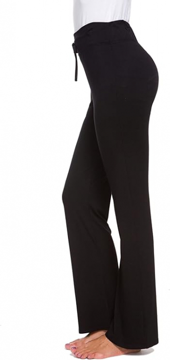 Pantaloni lungi casual pentru femei OURCAN, negru, S [3]