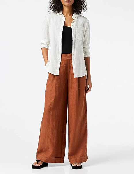 Pantaloni lungi de dama United Colors of Benetton 4AGH559A4, maro rustic, DE 36 / FR 38 [2]