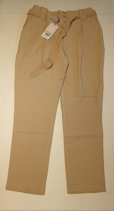 Pantaloni lungi eleganti pentru femei Naf Naf, bej, marime 40 [3]