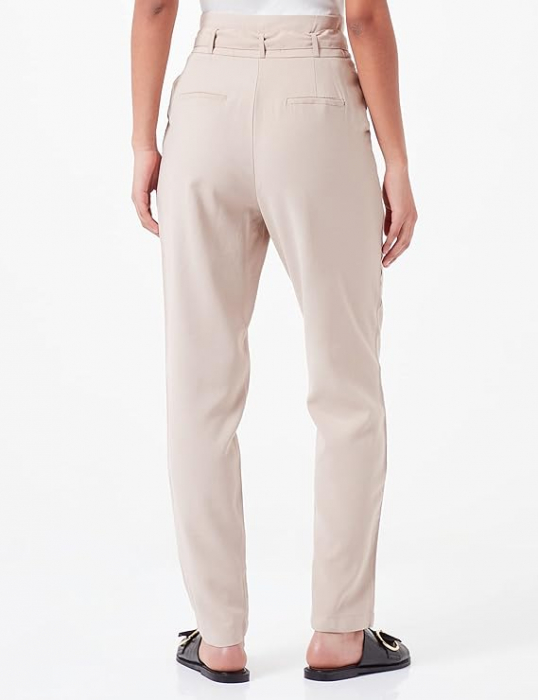 Pantaloni lungi eleganti pentru femei Naf Naf, bej, marime 40 [10]