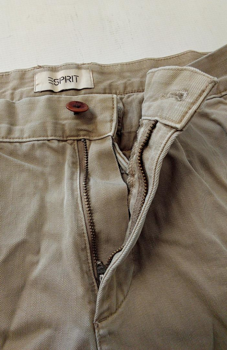 Pantaloni lungi pentru barbati Esprit Loose, crem, marime 32/32 [6]