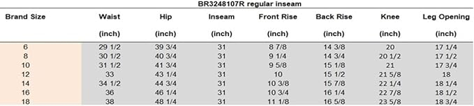 Pantaloni lungi pentru femei Briggs New York, maro, 16 [6]