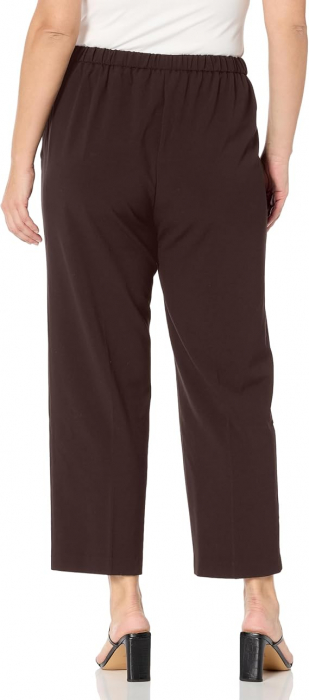 Pantaloni lungi pentru femei Briggs New York, maro, 16 [3]