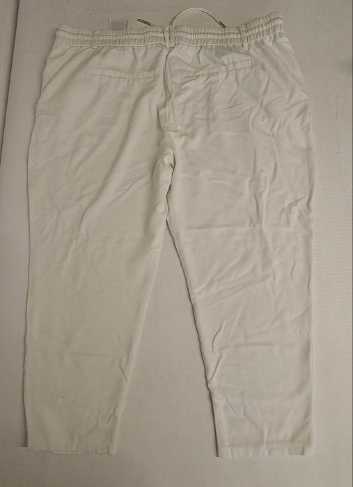 Pantaloni lungi pentru femei ONLY Onlpoptrash, alb, 3XL/30L [6]