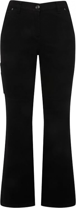 Pantaloni pentru femei Ulla Popken Utility-Jeans Mandy Cargo Pocket, negru, 42 [3]