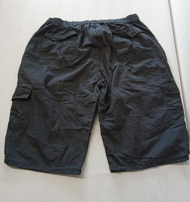 Pantaloni scurți cargo, relaxați, gri, marime 3XL [4]