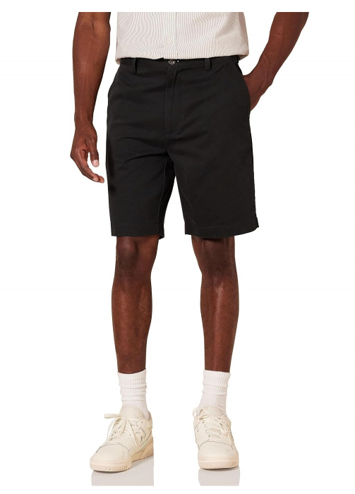 Pantaloni scurti chino pentru barbati Amazon Essentials, negru, 32W [1]