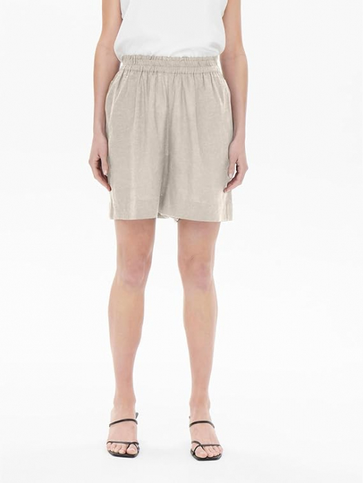 Pantaloni scurti cu talie inalta pentru femei ONLY Onltokyo, casual, bej, S [6]
