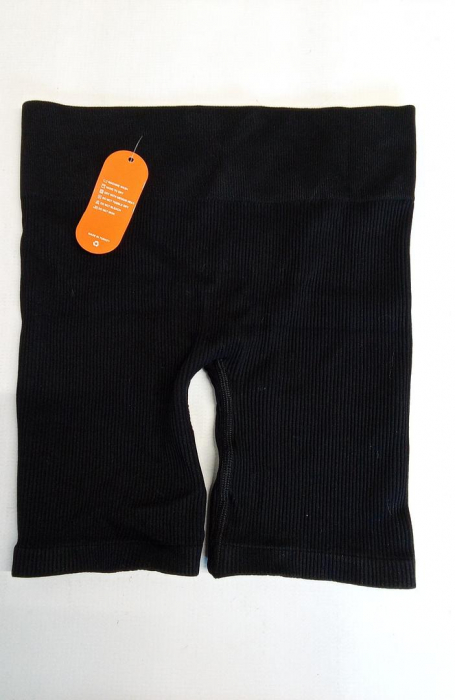 Pantaloni scurti dama, cu talie inalta, pentru ciclism, LOS OJOS, negru, M-L [2]