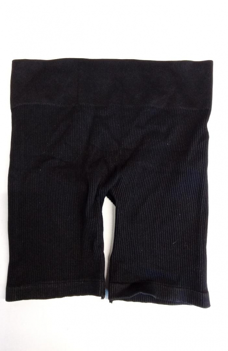 Pantaloni scurti dama, cu talie inalta, pentru ciclism, LOS OJOS, negru, M-L [3]