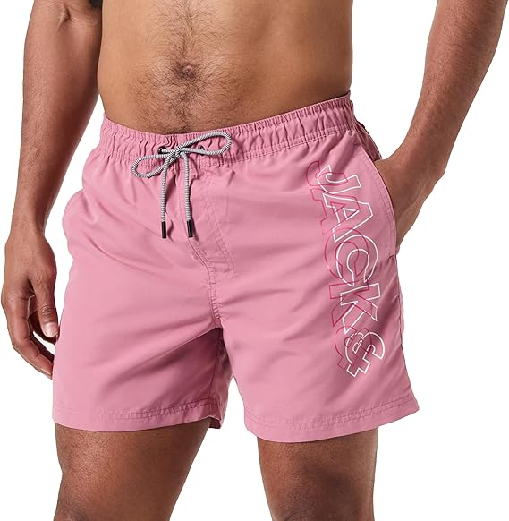 Pantaloni scurți de baie JACK & JONES Jpstfiji Jjswim Double Logo SN Ly pentru bărbați, M [1]