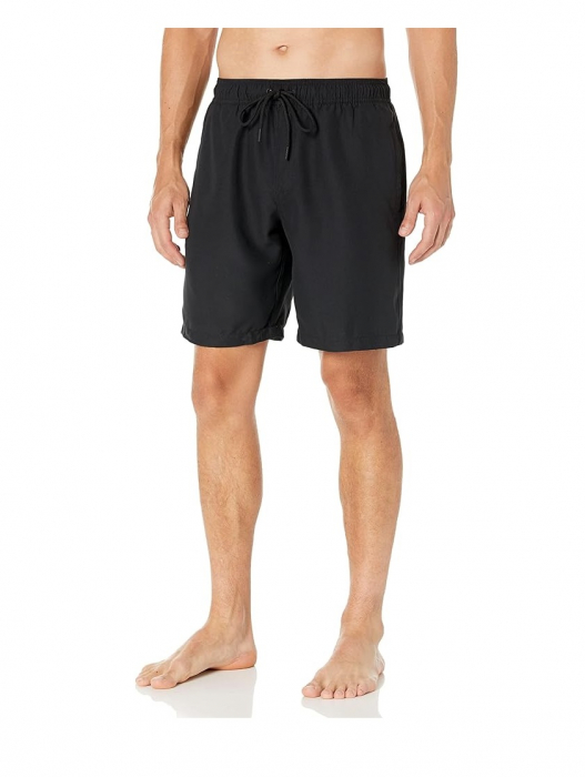 Pantaloni scurți de baie pentru bărbați Amazon Essentials, negru, L [1]