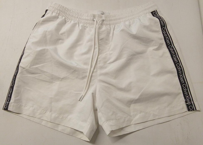 Pantaloni scurti de baie pentru barbati Calvin Klein, alb, L [3]