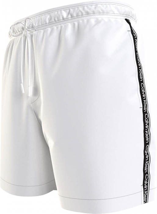 Pantaloni scurti de baie pentru barbati Calvin Klein, alb, L [6]
