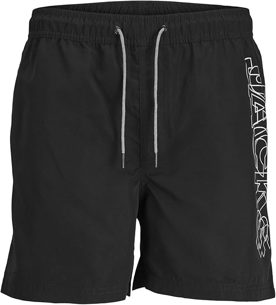 Pantaloni scurți de baie pentru bărbați JACK & JONES Jpstfiji Jjswim Double Logo Ly SN, XS [1]