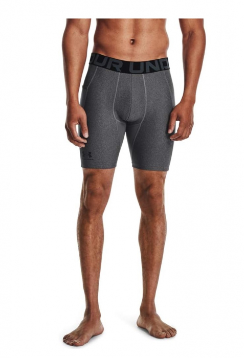 Pantaloni scurti de compresie Under Armour HeatGear, pentru barbati, gri, L/50-52 [1]