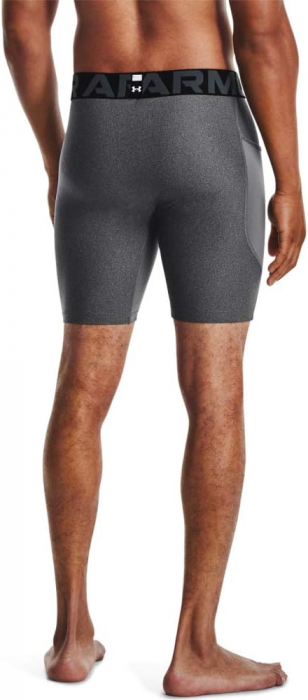 Pantaloni scurti de compresie Under Armour HeatGear, pentru barbati, gri, L/50-52 [2]