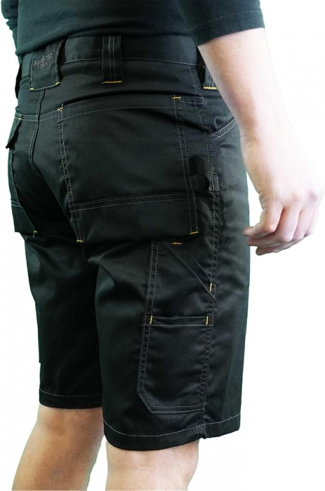 Pantaloni scurti de lucru pentru barbati DEWALT Milan Trade Work, Cargo, negru, 32W [3]