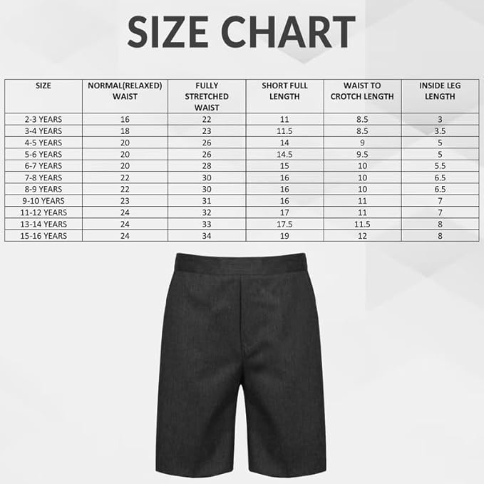 Pantaloni scurti eleganti pentru copii LSU, gri, 5-6 ani [4]