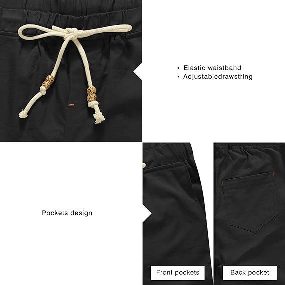 Pantaloni scurti pentru barbati Sailwind, casual, negru, XXL [4]