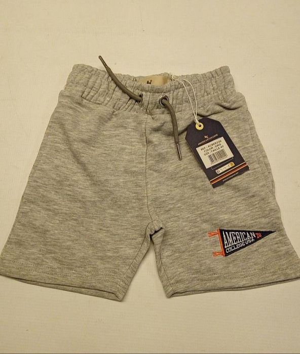 Pantaloni scurti pentru copii American College, unisex, gri, 4 ani [2]