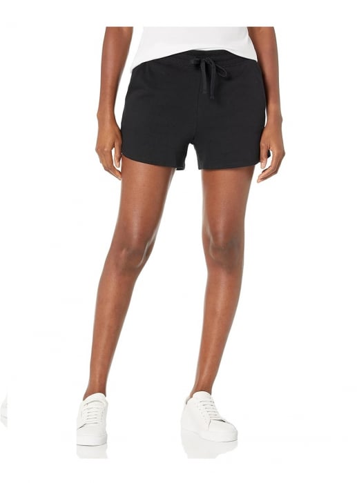 Pantaloni scurti pentru femei Amazon Essentials, negru, M [1]