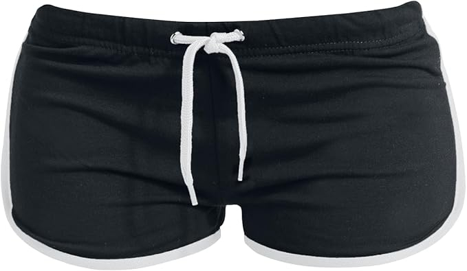 Pantaloni scurti pentru femei Urban Classics French Terry Hotpants, negru, XS [4]
