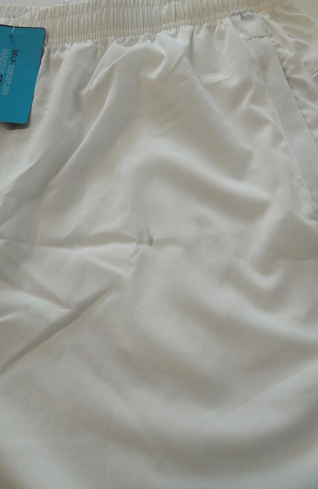 Pantaloni scurți sport HMIYA pentru bărbați, pantaloni scurți de alergare, alb, 3XL [3]