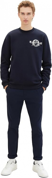 Pantaloni chino slim fit pentru bărbați TOM TAILOR, din denim, negru, 34W/32L [11]