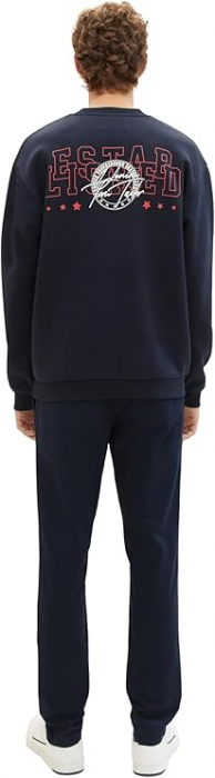 Pantaloni chino slim fit pentru bărbați TOM TAILOR, din denim, negru, 34W/32L [10]