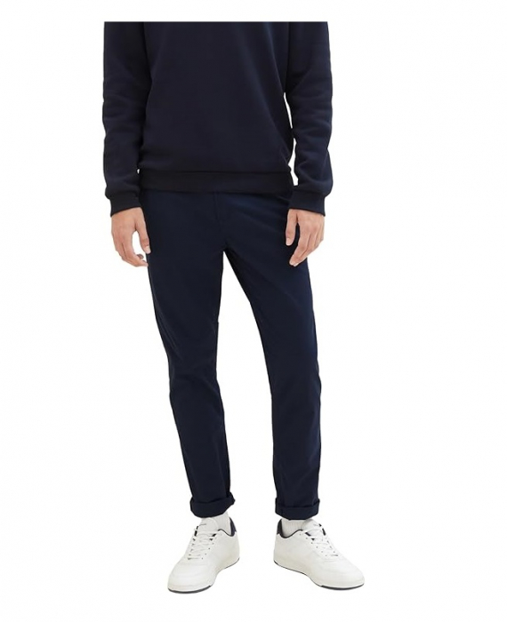 Pantaloni chino slim fit pentru bărbați TOM TAILOR, din denim, negru, 34W/32L [1]