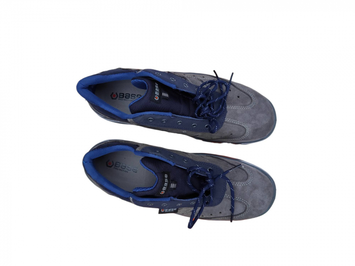 Pantofi de protectie BASE Protection Colosseum S1P SRC, mărime: 49, culoare: gri/cobalt, B0163GCR49 [3]